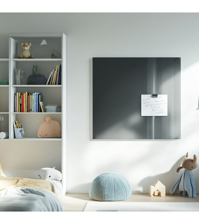 Graue anthrazitfarbene Glas-Magnettafel Smatab®