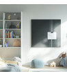 Graue anthrazitfarbene Glas-Magnettafel Smatab®