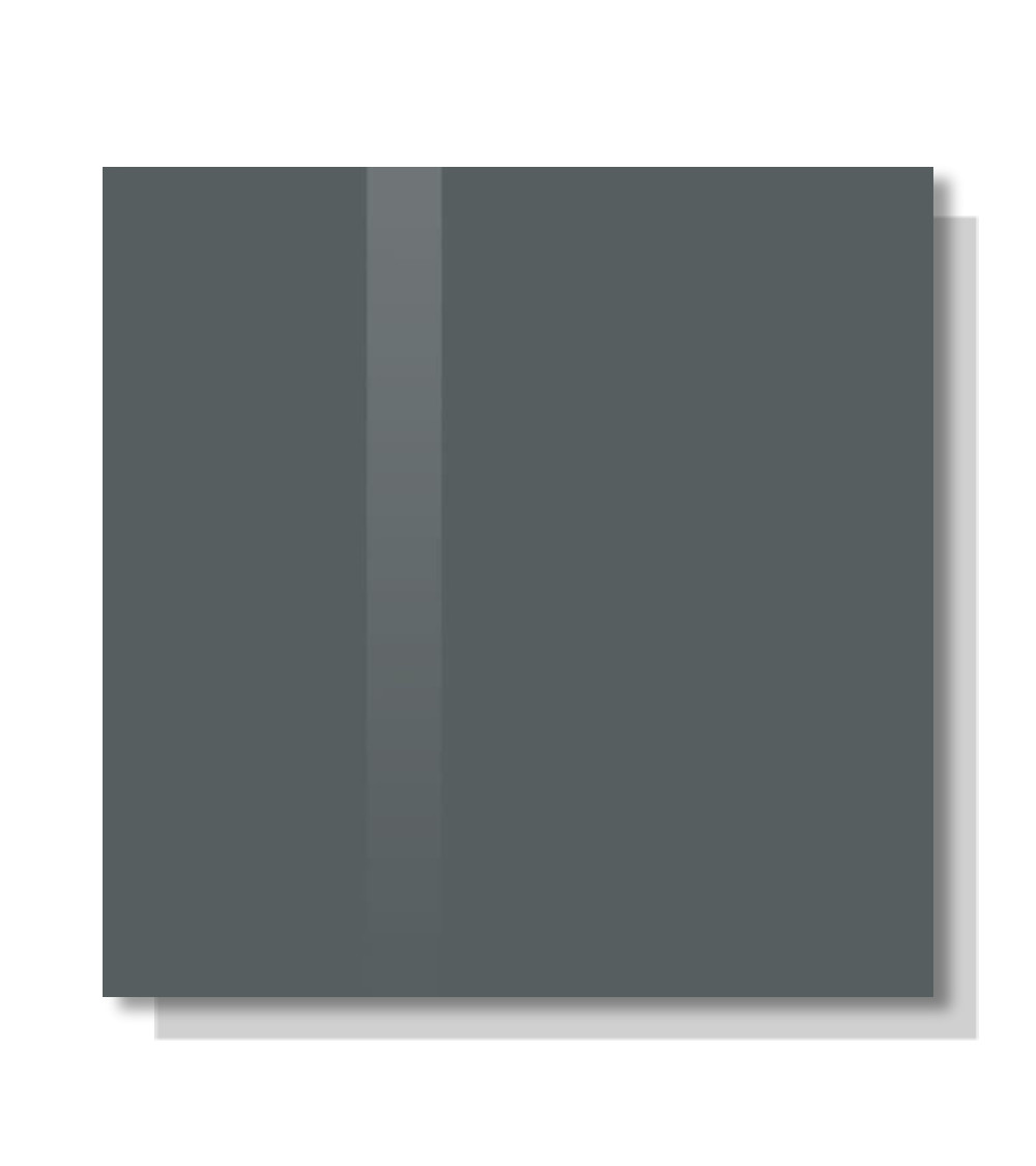 Smatab® anthracite gray glass magnetic pinboard