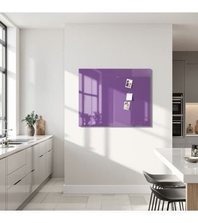 Violette kobaltblaue Glas-Magnettafel Smatab®