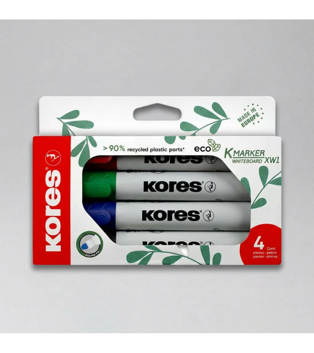 Sada popisovačů Kores K-Marker 4 ks