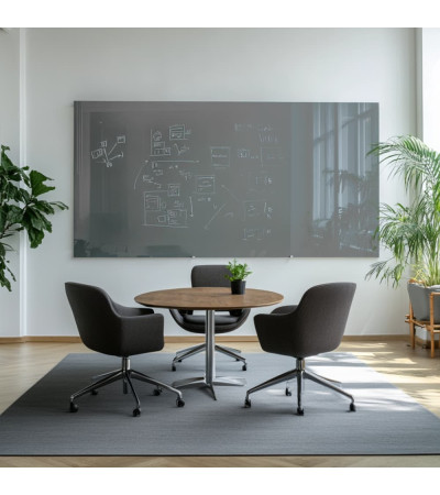 Smatab® gray payn glass work and office whiteboard