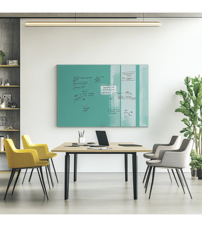 Smatab® sklenená magnetická tabuľa zelená smaragdová