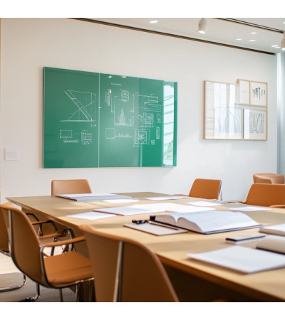 Grün verones Smatab® Glas- und Bürotafel