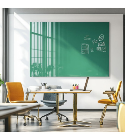 Grün verones Smatab® Glas- und Bürotafel