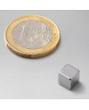 Neodym-Magnet Würfel klein silber 6 Stk.