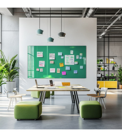 Grün verones Smatab® Glas- und Bürotafel