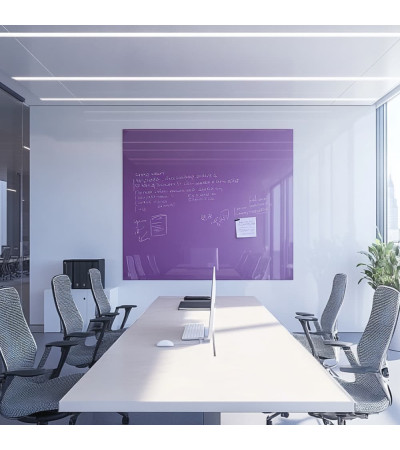 Smatab® purple cobalt blue work and office whiteboard