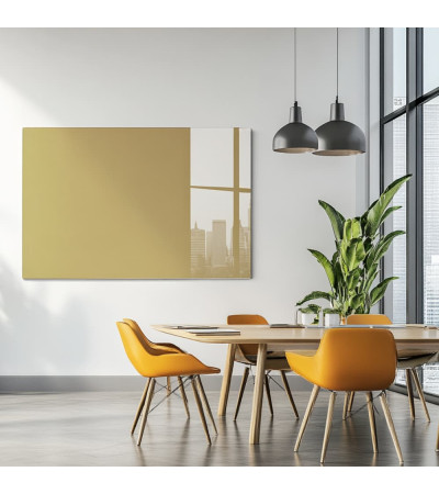 Smatab® ocker-umber Glasarbeits- und Büro-Whiteboard