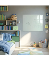 Weiße satinierte Glas-Magnettafel SMATAB®