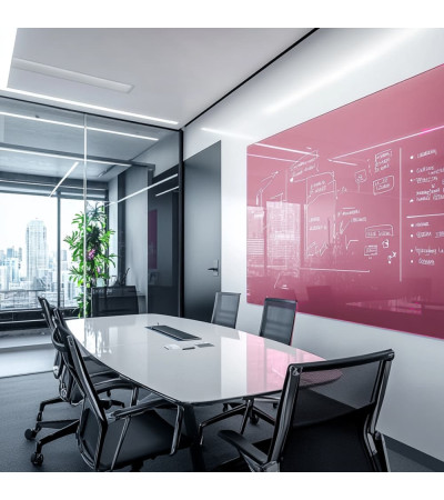Smatab® Pink Pearl Szklana tablica do pracy i biura