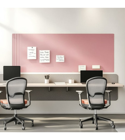 Smatab® rosa Körper Glas Arbeit und Büro Whiteboard