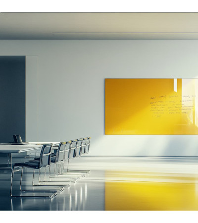 Smatab® Gelbes neapolitanisches Glas Arbeits- und Bürobrett