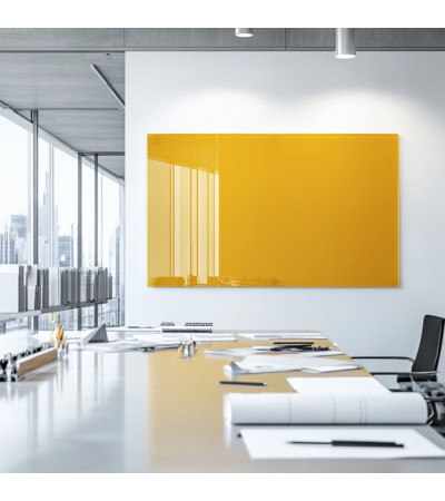 Smatab® Yellow Neapolitan Glass Work and Office Board