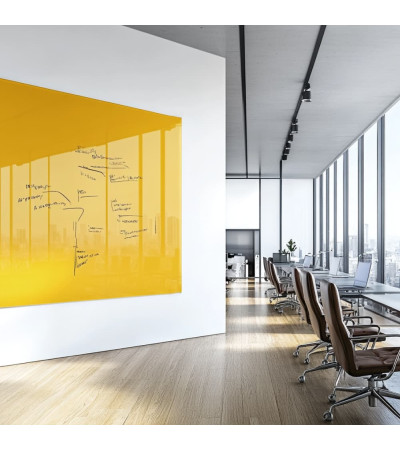 Smatab® Gelbes neapolitanisches Glas Arbeits- und Bürobrett