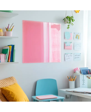 Růžová perlová skleněná tabule SMATAB®