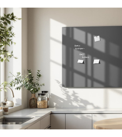 Gray anthracite glass magnetic whiteboard Smatab®.