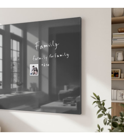 Gray anthracite glass magnetic whiteboard Smatab®.