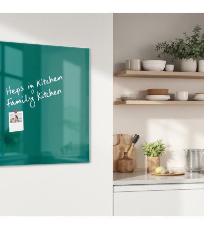 Smaragdgrünes Glas Magnetisches Whiteboard Home Smatab®