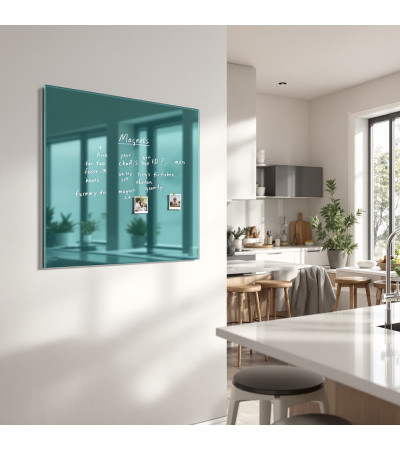 Smaragdgrünes Glas Magnetisches Whiteboard Home Smatab®