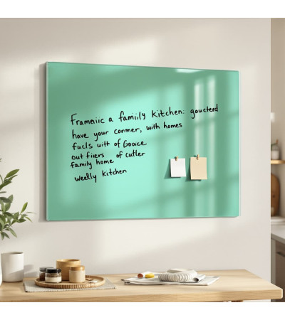 Green Veronese glass magnetic board home Smatab®