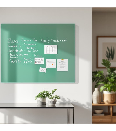 Grüne Veroneser Glas-Magnettafel home Smatab®