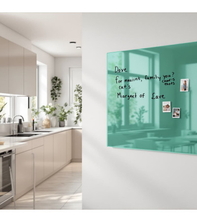 Grüne Veroneser Glas-Magnettafel home Smatab®