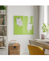 Grüne pistaziengrüne Glas-Magnettafel SMATAB®