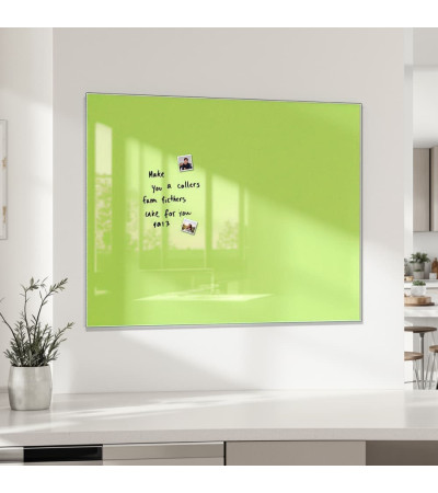 Green Pistachio Glass Magnetic Whiteboard Home Smatab®