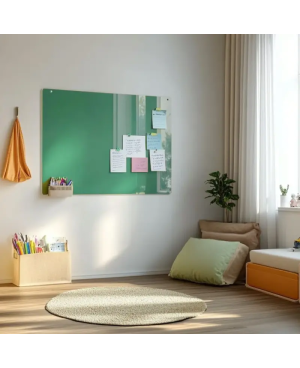 Zelená veronesova skleněná magnetická tabule SMATAB®