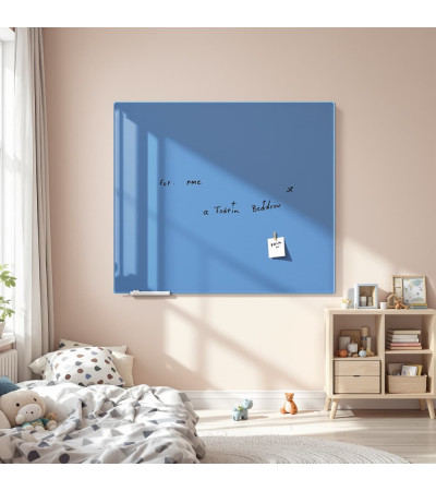 Smatab® blue coelina glass magnetic whiteboard