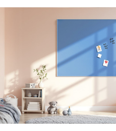 Smatab® blue coelina glass magnetic whiteboard