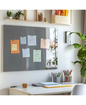 Graue paynova Glas-Magnettafel SMATAB®
