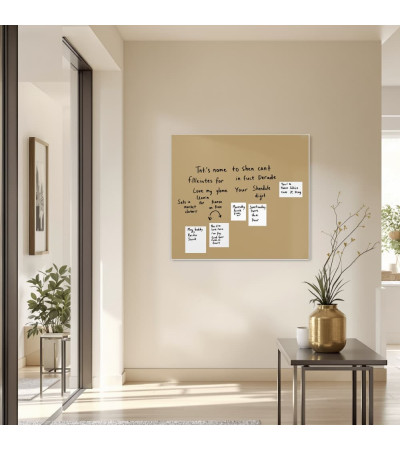 Home Smatab® Okkersárga Umbra üveg mágnestábla