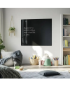 Schwarze magnetische Glaswandtafel SMATAB®