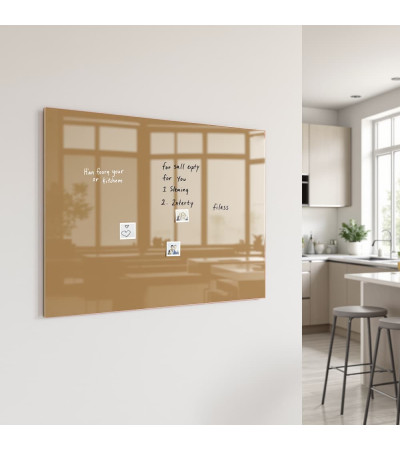 Home Smatab® Okkersárga Umbra üveg mágnestábla