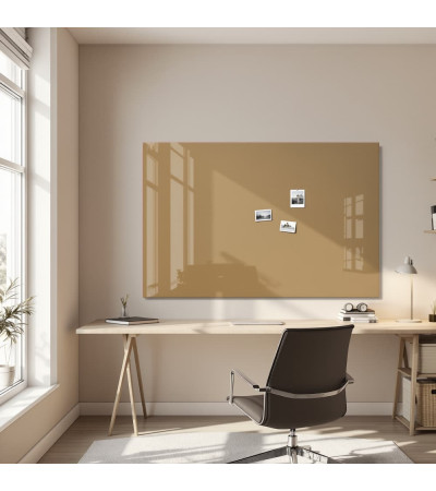 Home Smatab® Ochre Umbra Glass Magnetic Board