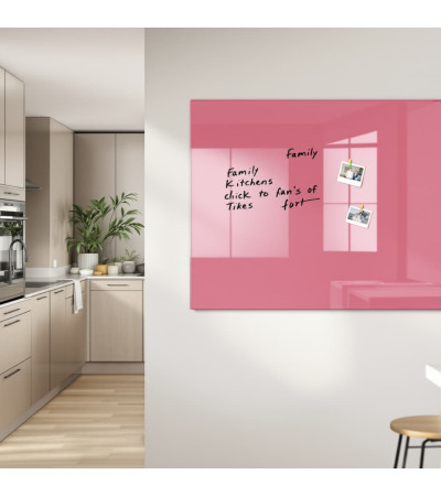 Tablica magnetyczna Smatab® Pink Pearl Glass