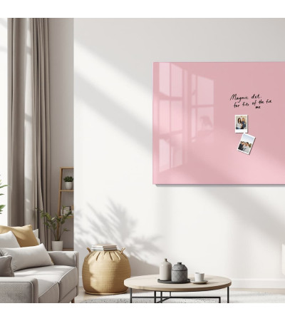 Rosa Körper Glas magnetischen Whiteboard Hause Smatab®