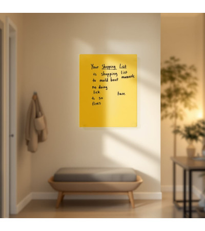 Neapolitanisches Glas Magnetisches Whiteboard Home Smatab® gelb