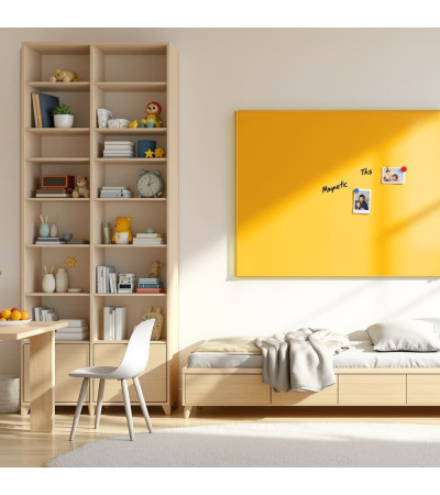 Smatab® sklenená magnetická tabuľa žltá neapolská