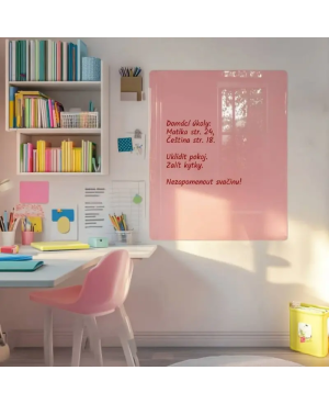 Rosa hautfarbene Glastafel SMATAB® für Kinder