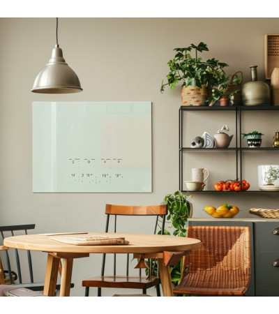 White satin glass magnetic whiteboard home Smatab®.