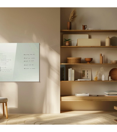 Smatab® sklenená magnetická tabuľa biela satinová
