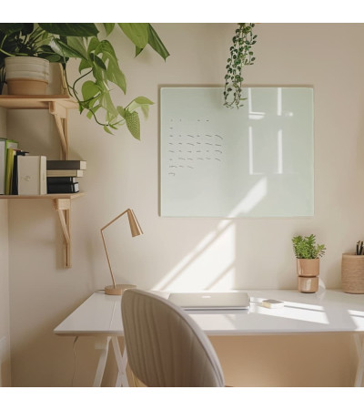 White satin glass magnetic whiteboard home Smatab®.