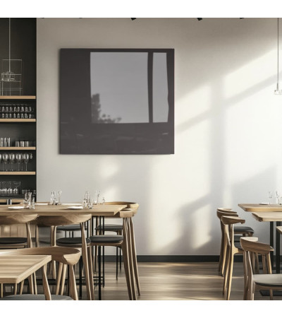 Graue anthrazitfarbene magnetische Restauranttafel Smatab®