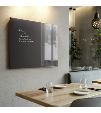 Smatab® sklenená magnetická tabuľa sivá antracitová
