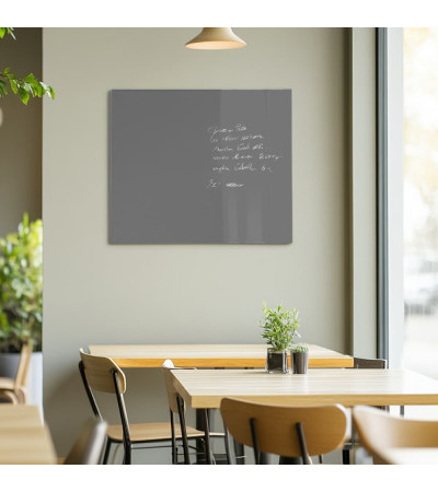 Gray payn glass magnetic board for restaurants Smatab®.