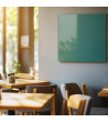 Zelená smaragdová skleněná magnetická tabule do restaurace Smatab®