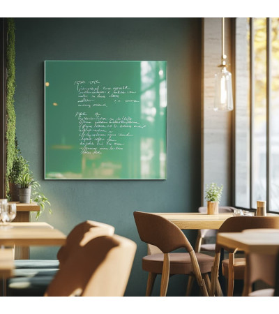 Grünes Veroneser Glas Magnetische Restauranttafel Smatab®